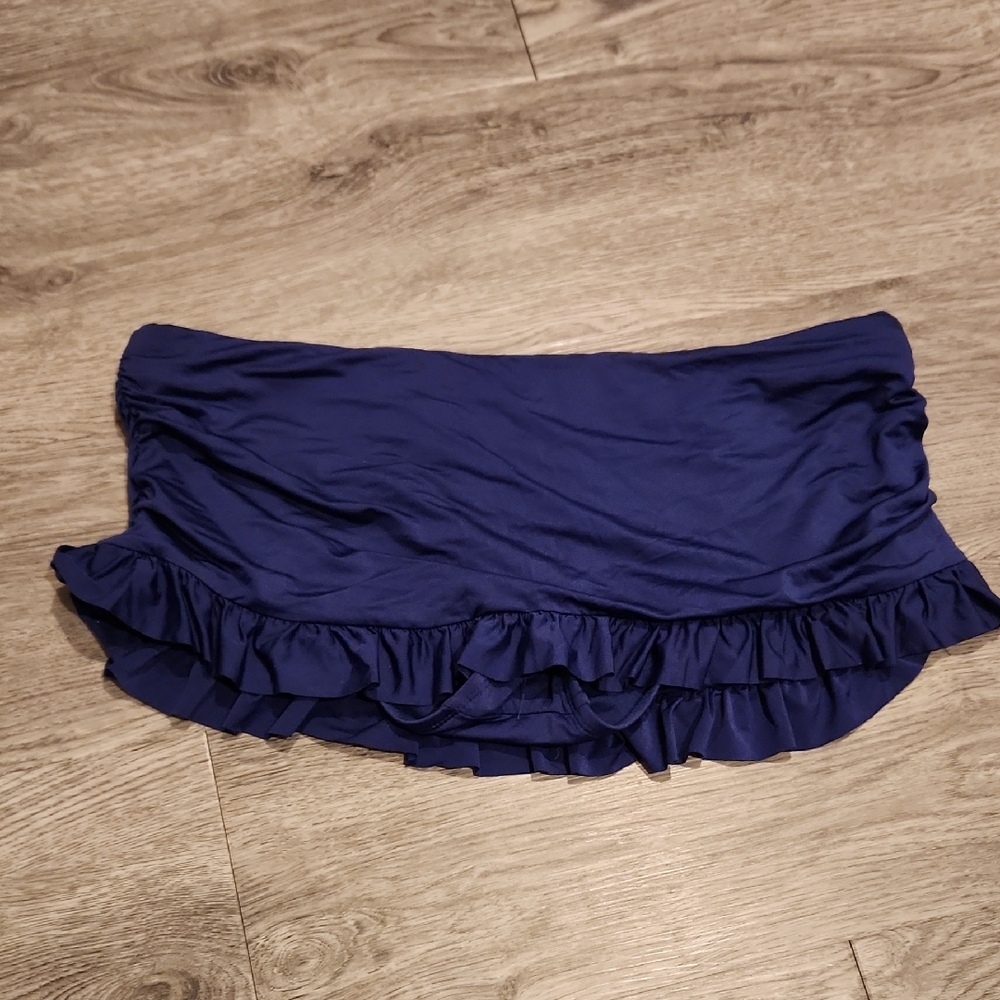 Mossimo Supply Co. Navy Blue Swim Skirt- XL
